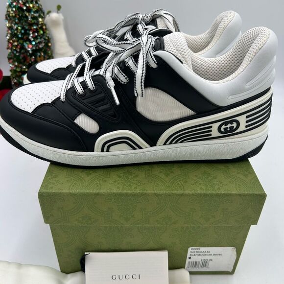 Men’s Gucci basket, low top sneakers size 8, made in Italy - Picture 7 of 9